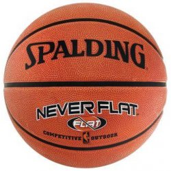 Баскетбольный мяч Spalding NBA Neverflat с технологией "удержания воздуха" размер 7